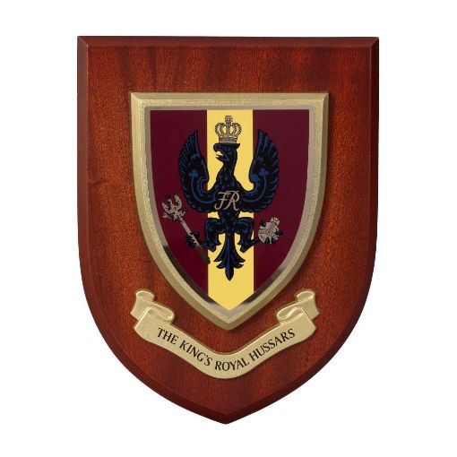 Picture of The King's Royal Hussars Plaque - Silk Screened