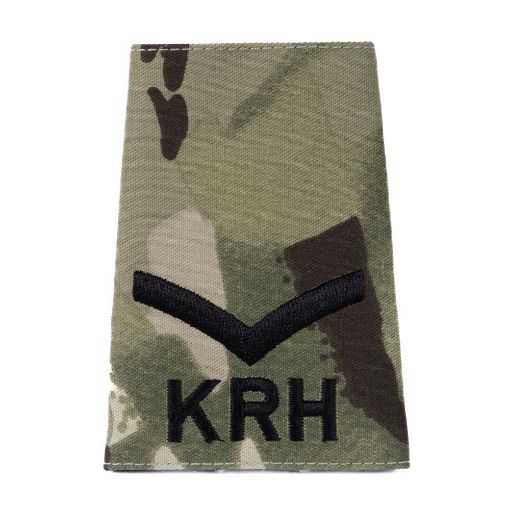 Picture of R/Slide - KRH - MTP - Black Emb - Turn & Sewn - L/Cpl    