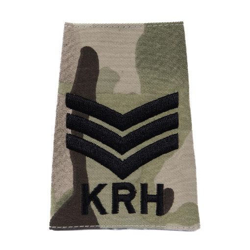 Picture of R/Slide - KRH - MTP - Black Emb - Turn & Sewn - Sgt