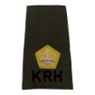 Picture of R/Slide - KRH - Olive - Mounted Rank - Major - Tudor Crown