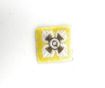 Picture of The King's Royal Hussars Officers Rank Star - Primrose Cloth Embroidered - Pairs