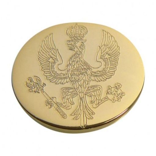 Picture of The King's Royal Hussars Blazer Buttons - Stamped (30L) - Large - Gilt