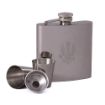 Picture of The King's Royal Hussars Metal Hip Flask - 6oz with Filler & 2 Cups