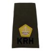 Picture of R/Slide - KRH - Olive - Mounted Rank - Major - Tudor Crown