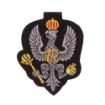Picture of The King's Royal Hussars Blazer Badge - Black Background