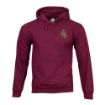 Picture of KRH Crimson Children's Hoodie with Cap Badge on Left Chest - Age 5-6