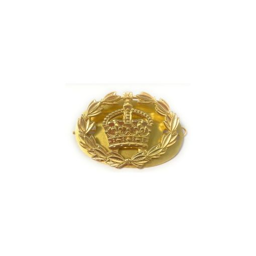 Picture of RQMS - Brass Rank Badge - Back Plate & Shanks - Tudor Crown