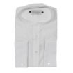 Picture of Officers White Shirt - Collarless with French Cuffs - 19"