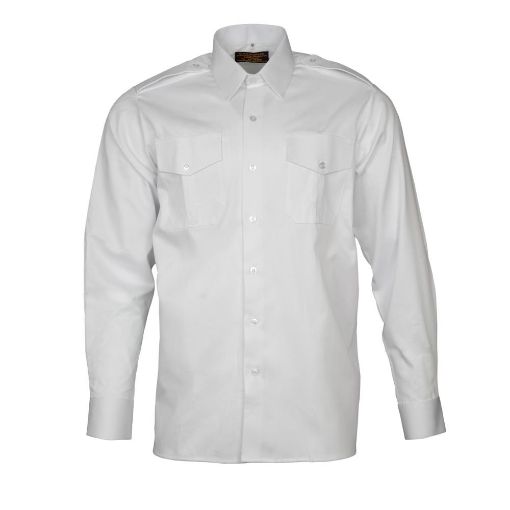 Picture of Male Officers White Shirt - 18H" Collar